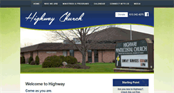 Desktop Screenshot of highwaychurch.net