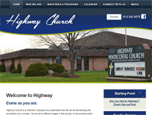 Tablet Screenshot of highwaychurch.net